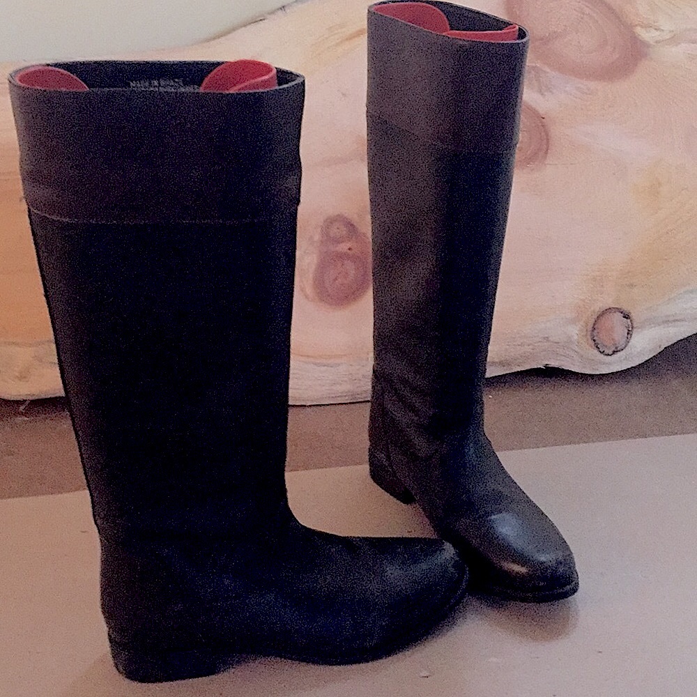 Ariat 2 tone leather riding boots black/brown